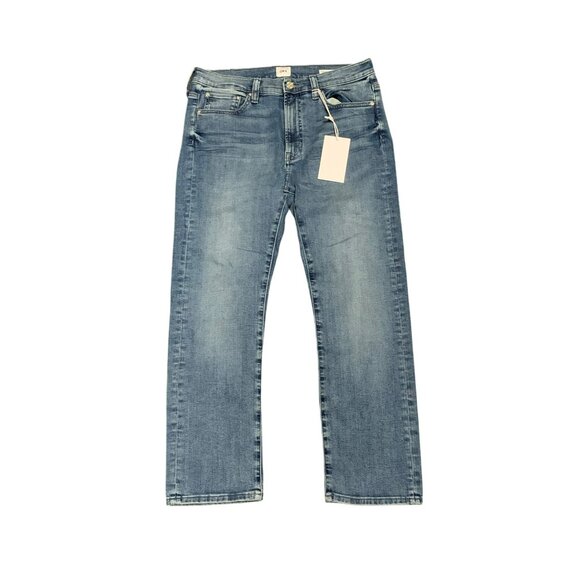 Edwin Elin Crop Straight Jeans Size 27 Ambition Blue Denim Womens NWT $178 - Picture 7 of 9